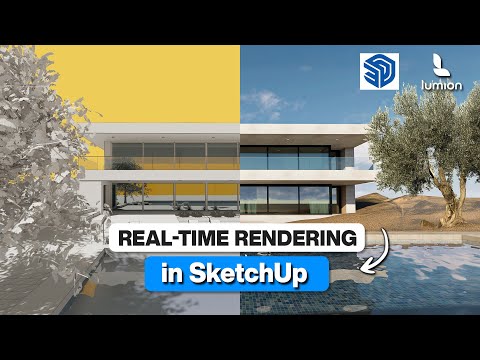 SketchUp Real-Time Rendering? Yes, with Lumion View! Tutorial