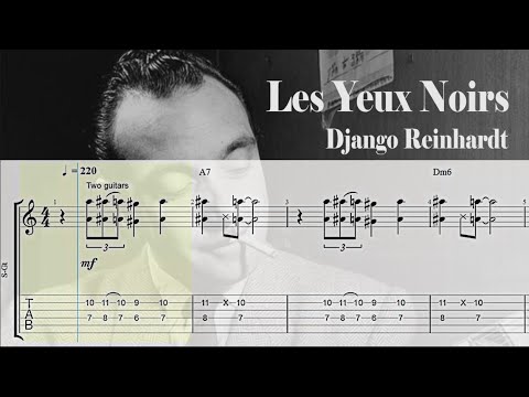 Les Yeux Noirs (Dark Eyes) - Django Reinhardt | Gypsy Guitar Tab