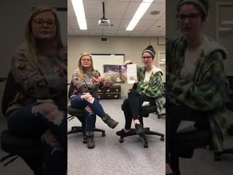 Jada and Michaela mock teaching