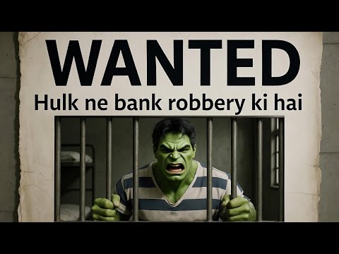 Hulk na ky bank 🏦 robbery 🤷Or osa hoy jail # longvideo#100kviews#viralvideo#wantedhulk#views#long