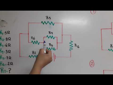 Circuito eléctrico mixto // Resistencia equivalente en circuitos mixtos
