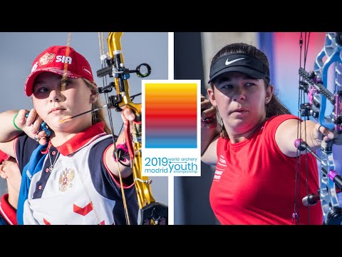Cherkezova Arina v Natasha Stütz – compound cadet women gold | World Archery Youth Championships