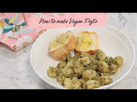 Quick and Easy Vegan Pesto recipe  | Dairy-free