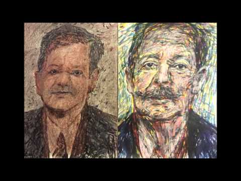 International Visual Artist Thomas Delohery Paints Author and Holocaust Survivor Henri Korn for entr