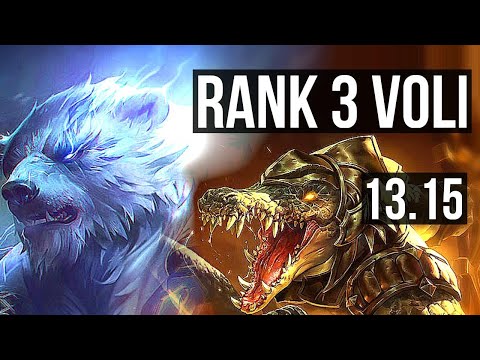 VOLIBEAR vs RENEKTON (TOP) | Rank 3 Voli, 2/0/3 | EUW Challenger | 13.15