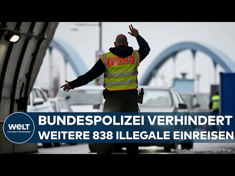 Video Thumbnail: DEUTSCHLAND: Bilanz zu Grenzkontrollen! Bundespolizei verhindert hunderte unerlaubte Einreisen