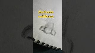 ✨🌸Step by Step Realistic Nose Drawing | Easy Tutorial ❤️✨