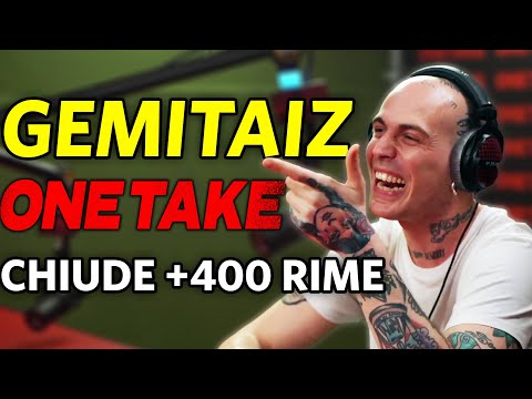 GEMITAIZ chiude +400 RIME a  @One Take FM  | CHECK THE RHYMES