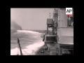 DESTROYERS AT SPEED - DEPTH CHARGES NAVAL STOCK SHOTS NO 10 - MUTE