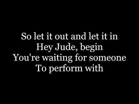 The Beatles - Hey Jude ( lyrics )