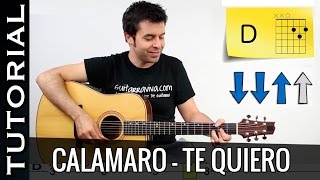 Como tocar Andrés Calamaro Te Quiero Igual en guitarra Acordes Completo criolla acústica