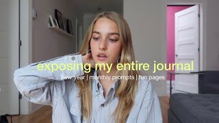 you'll want a journal after watching this | new year prompts, monthly reflections & fun page ideas