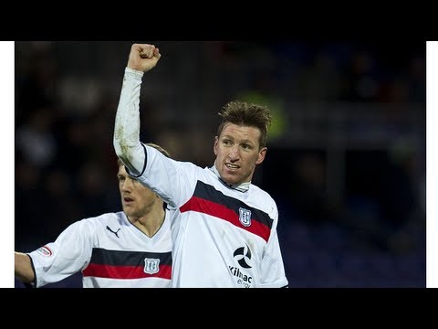 Iain Davidson Scores a Brilliant Goal From 30 yards, Ross County 1-1 Dundee, 15/12/2012