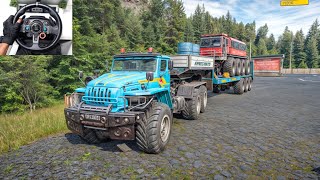 SnowRunner - Extreme Truck Transportation Challenge With U_425702_Arktic | Logitech G29 Gameplay