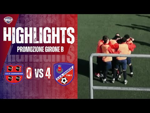 Calcio Promozione - Gir  B - Asd Campanedda - Usinese Calcio 0-4 (Highlights)