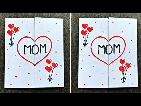 Beautiful Mother's Day Card DIY 😍 | Happy Mothers Day Greeting Card | Cute Gift for Mom