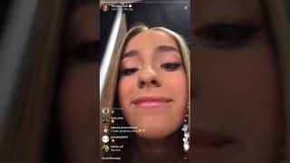 Brynn Cartelli instagram livestream backstage at the voice May 1, 2018