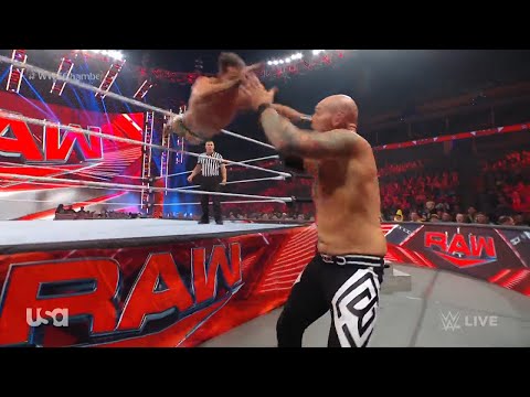 Baron Corbin vs. Johnny Gargano - Elimination Chamber Qualifying Match - WWE RAW January 30, 2023