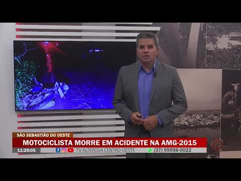 São Sebastião do Oeste: Motociclista morre em acidente na AMG 2015