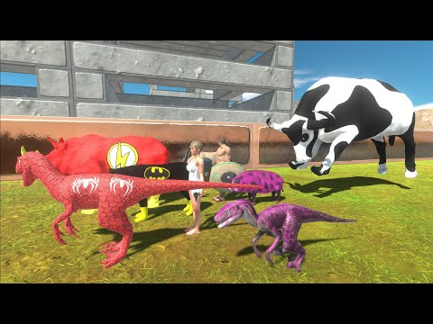 Escape from REVOLTED COW - Animal Revolt Battle Simulator