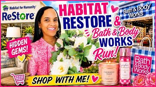     🌸 Habitat ReStore & Bath & Body Works Run | Come Shop With Me!