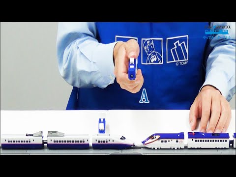 #54「E3系新幹線つばさ・E2系新幹線連結セットで遊んでみた」プラレールア ドバンス やってみ！ ターミナル