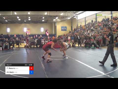 2018 FS WTT Challenge/Senior Women 57 Semi-Finals - Taylor Resuriz (BWC) Vs. Michela Beck (NYAC).m