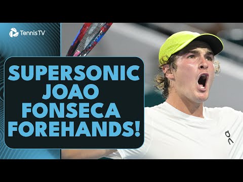 10 Minutes Of SUPERSONIC Joao Fonseca Forehands ????