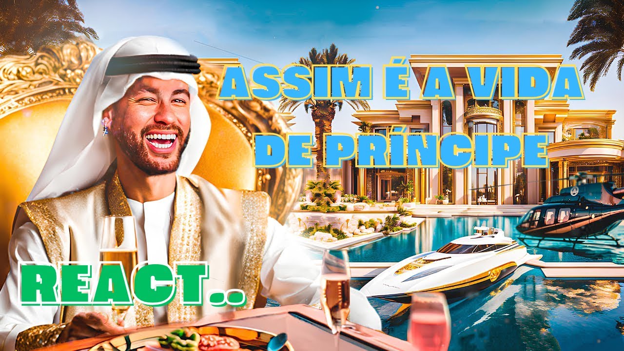 Vida de príncipe do Neymar na Arábia Saudita! 🌟 REACT!