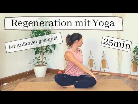 Regeneration und Entspannung mit Yoga | sanfte Yoga Einheit 25 min | Hatha Yoga für Anfänger