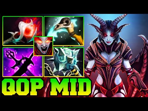 QOP Dota 2 Mid - Best Queen Of Pain Pro Gameplay Guide Build 7.34