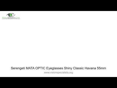 Serengeti MATA OPTIC Eyeglasses Shiny Classic Havana 55mm