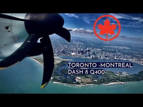 Air Canada Express Bombardier Dash 8-400 | YTZ-YUL| Economy
