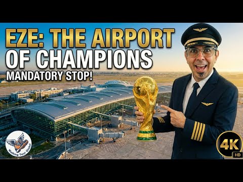 EZE - BUENOS AIRES 4K: Inside Argentina's Busiest Airport Terminal in Real-Time  Complete Tour 🇦🇷