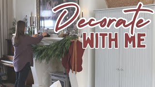 How to Hang Garland on a Mantel for a Full and Realistic Look