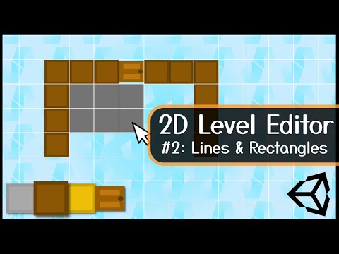 InGame Tilemap Editing - PART 2: Lines & Rectangles - 2D Level Editor with Unity - Tutorial