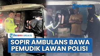 Ambulans Nyalakan Sirine Terobos Antrean di Bogor, Sopir Lawan Polisi usai Ketahuan Bawa Pemudik