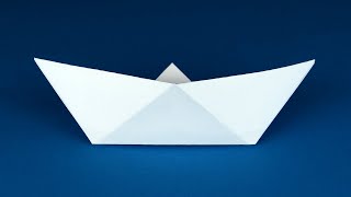 How to make a paper boat with your hands (origami)