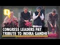 Sonia Gandhi Manmohan Singh Other Cong Leaders Pay Tribute To Indira Gandhi The Quint