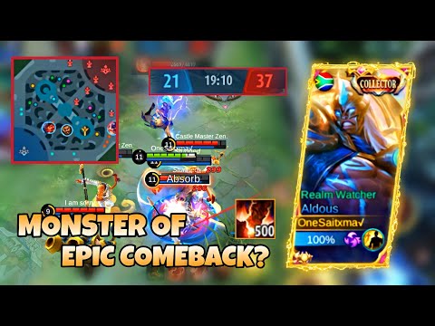 EPIC COMEBACK ALDOUS 500 STACKS🔥 | LATE GAME MONSTER | ALDOUS BEST BUILD 2021
