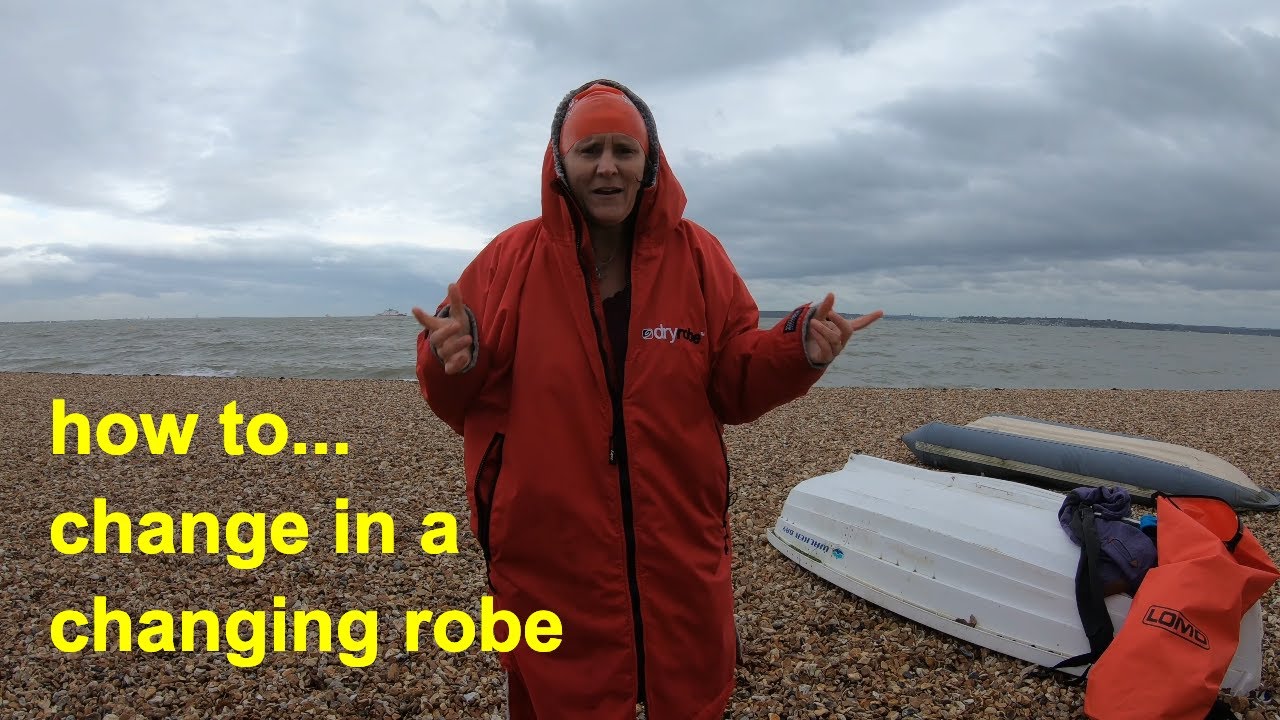 the dark art of getting changed in a changing robe