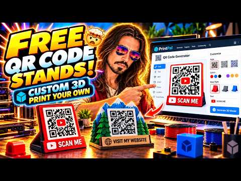 This FREE Tool Makes CUSTOM 3D QR Code Stands