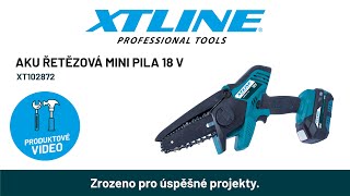 XTLINE Aku zahradní set - sekačka, strunová sekačka, nůžky, pila XT102990