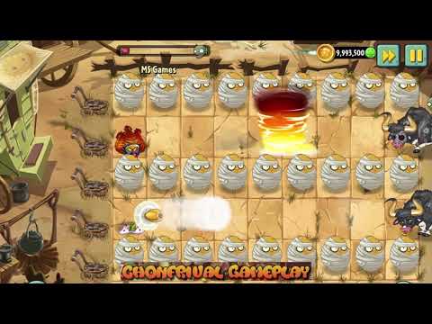 PVZ 2 | Inferno Max Level Vs Draftodil Max Level   2 | ChonFrival