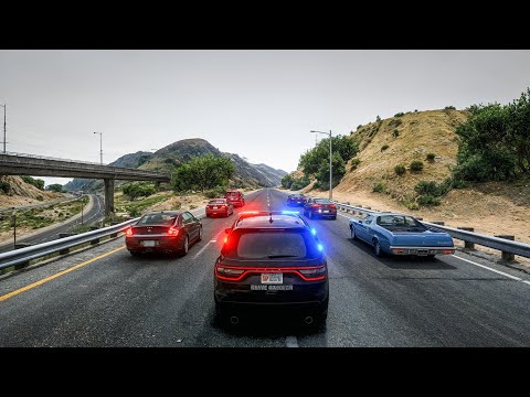 GTA 5 Ultra Realistic Police Patrol 🚓 | LSPDFR Real Life Mods Gameplay 4K
