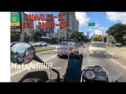 De Joinville-SC até São Paulo capital, de Moto.