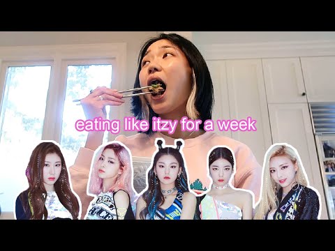 I ate like ITZY for a week ⚡️ what I eat: kpop star edition | Joelle