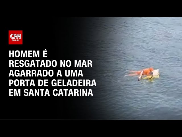 SC: Pescador resgatado após naufrágio passou mais de 18 horas à deriva | CNN 360°