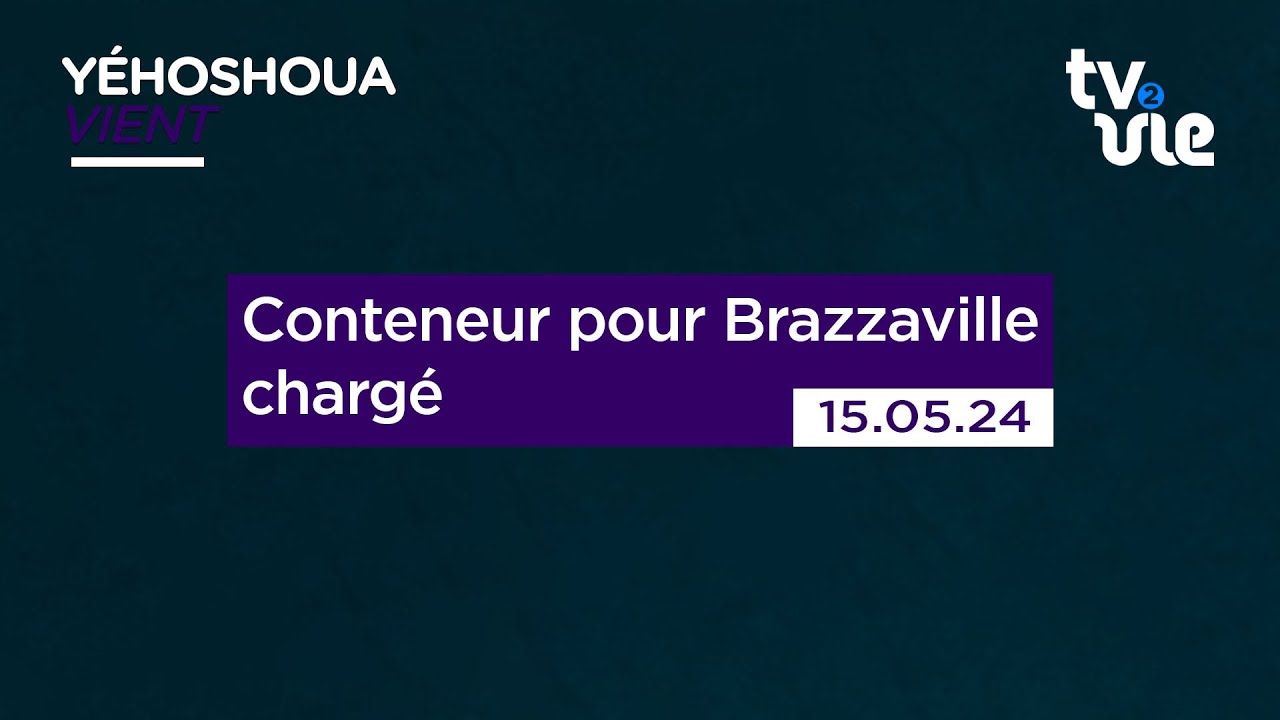 Thumbnail of video: Conteneur pour Brazzaville  chargé