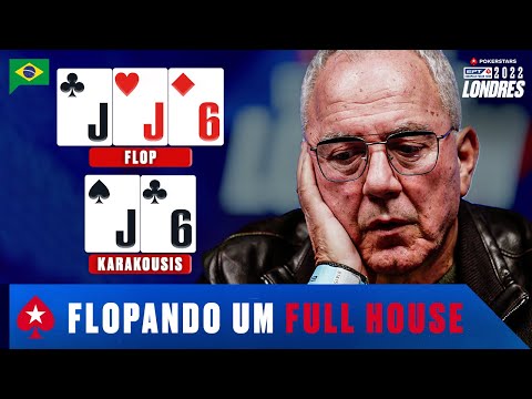 FULL HOUSE no EPT Londres 2022 ♠️ PokerStars Brasil